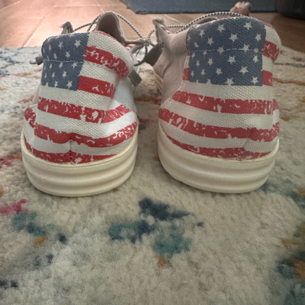 Gray Canvas Slip-On Shoes - Picture 2 of 3